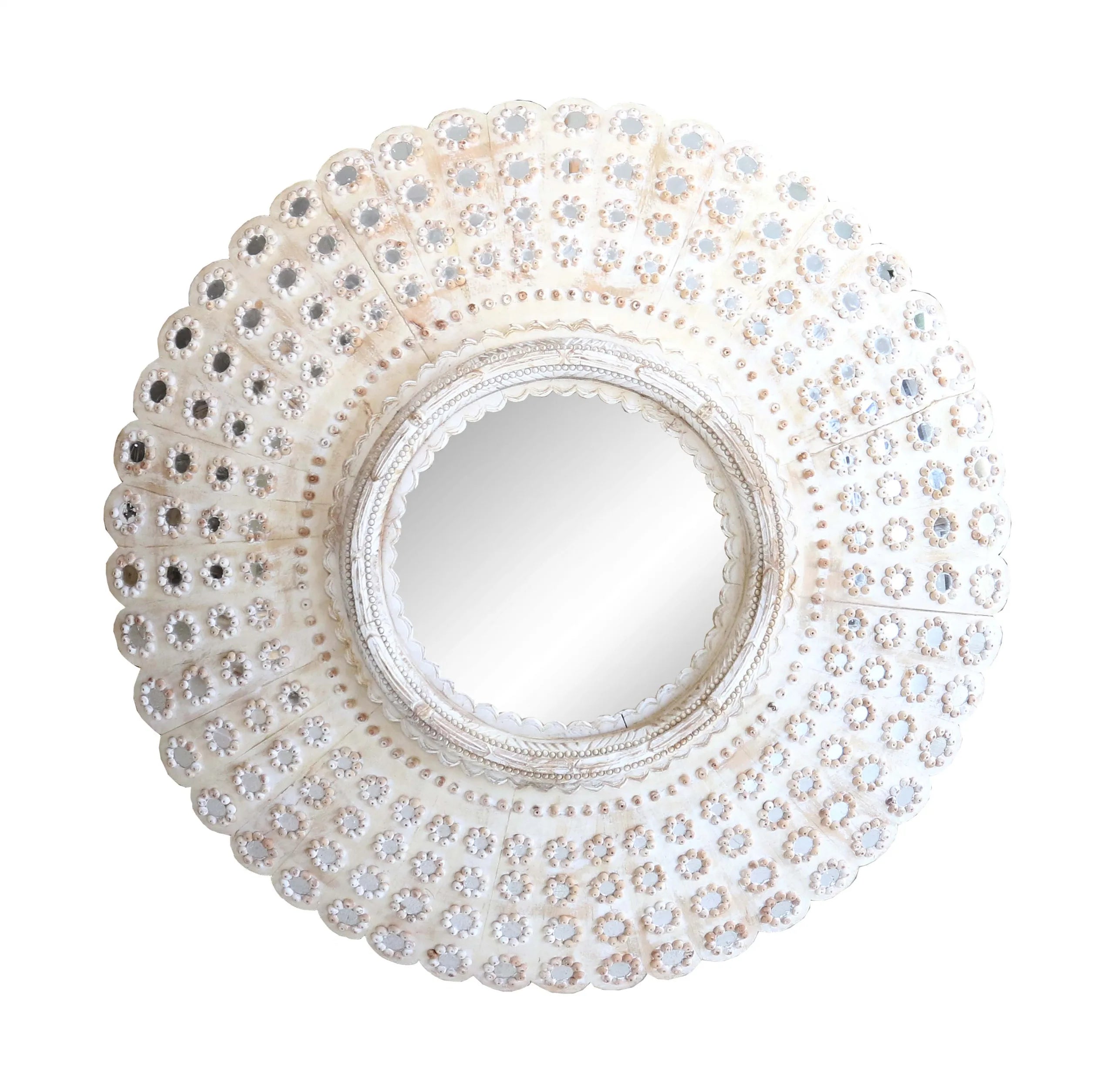 Mosaic  Round  Mirror